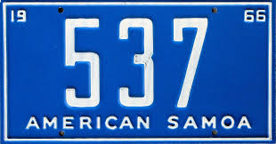 File:American Samoa license plate 1966 537.png