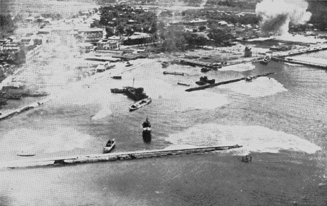 File:Japanese ships off Zamboanga attacked.jpg