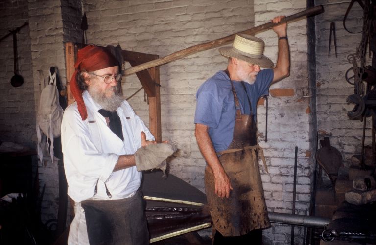 File:Making nails at Sutter's Fort, Sacramento.jpg