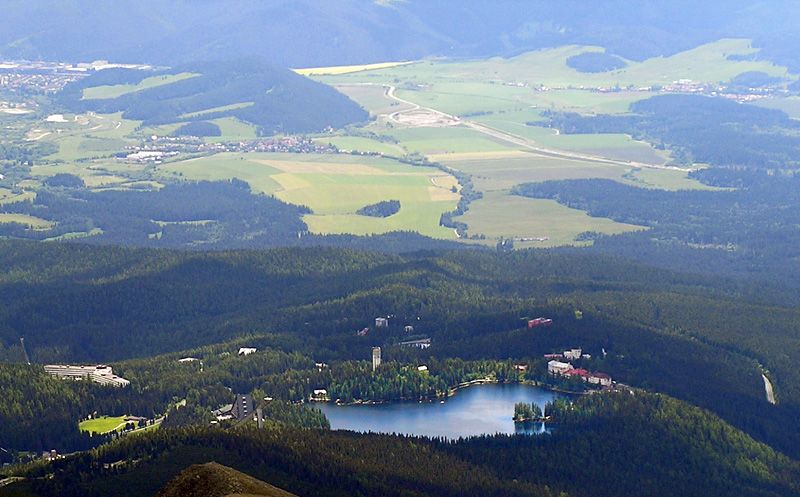 File:Strbske pleso from Krivan.jpg