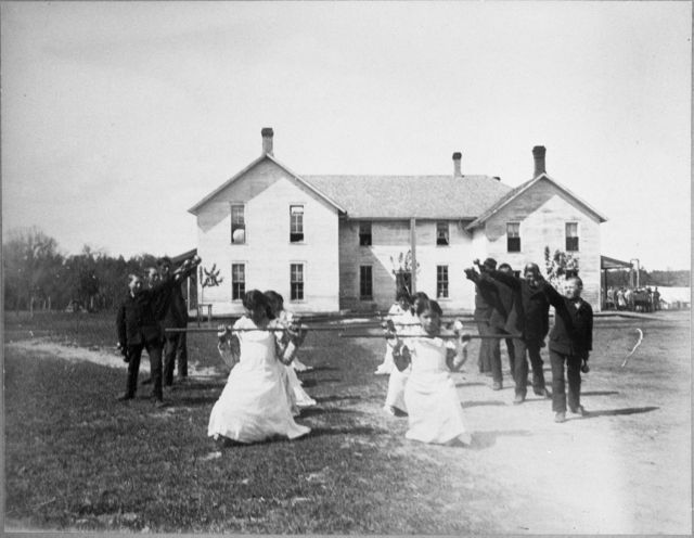 File:Indian boarding school-outside exercise.jpg