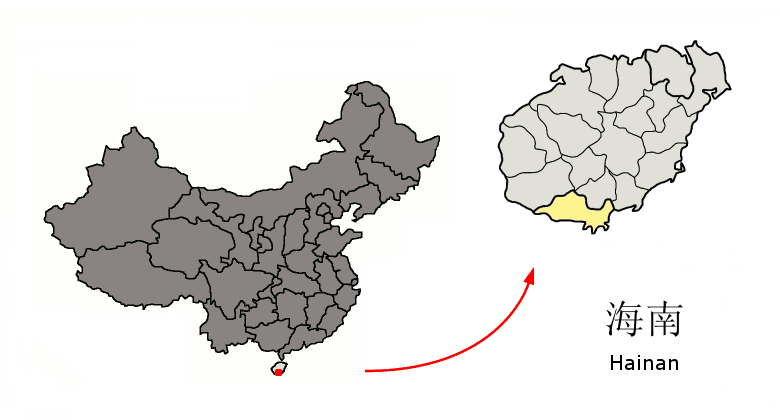 File:Location of Sanya Prefecture within Hainan (China).png