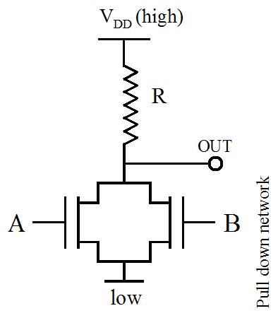 File:NMOS NOR WITH RESISTIVE LOAD.PNG