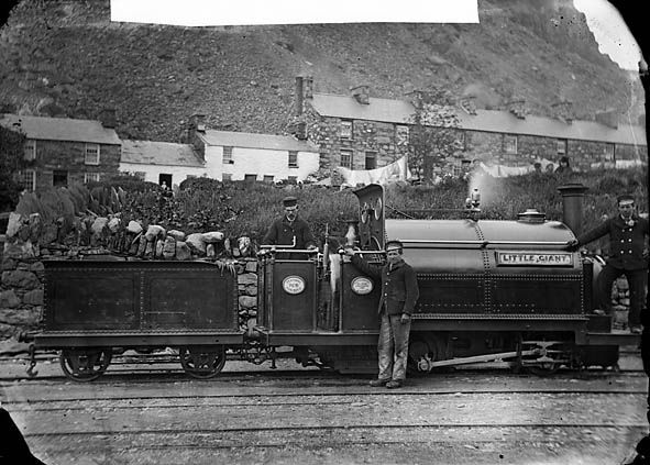 File:Little Giant locomotive engine, Ffestiniog railway NLW3363951.jpg