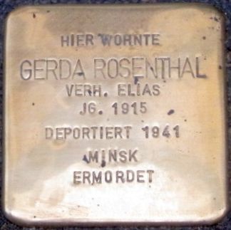 File:Cuxhaven Stolperstein Gerda Rosenthal.jpg