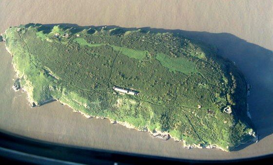 File:Aerial view of Steep Holm.jpg