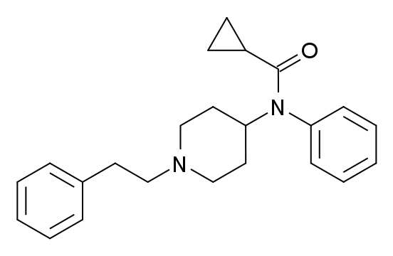 File:Cyclopropylfentanyl structure.png