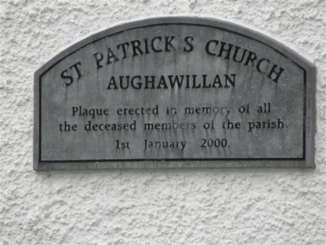 File:Plaque, St Patricks Church (geograph 3610887).jpg