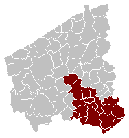 File:Image-Judicial Arrondissement Kortrijk Belgium Map.png