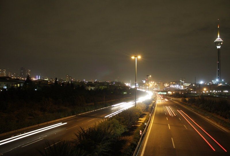 File:Tehran highway at night.jpg