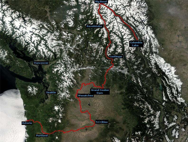 File:Columbia River route on satellite image.jpg