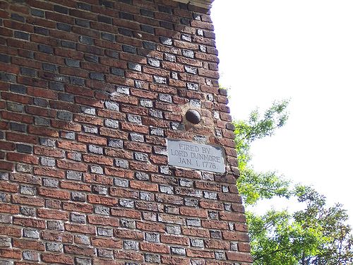 File:Cannonball lodged in church wall.jpg