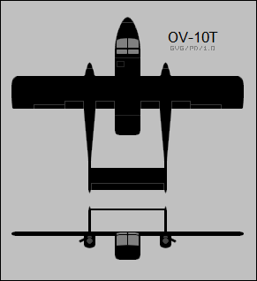 File:North American Rockwell OV-10T Bronco silhouette.png