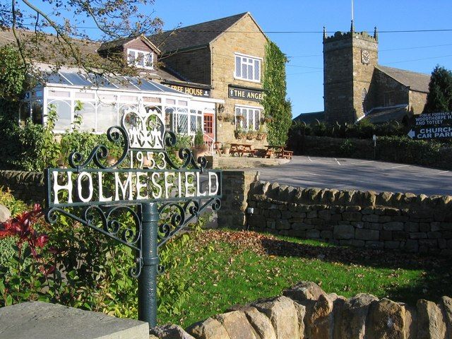 File:Pub and church, Holmesfield - 275826.jpg