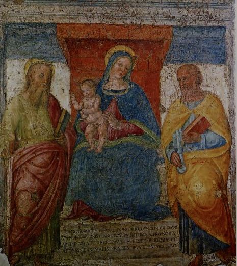 File:Roma, Chiesa di Sant’Apollinare. Madonna con Bambino.jpg