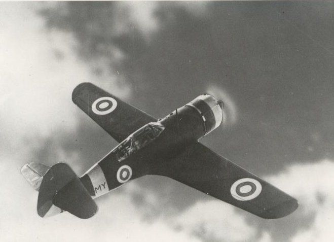 File:VL Myrsky II in flight (postwar).jpg