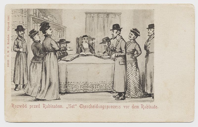 File:Illustration of a Jewish divorce.jpg