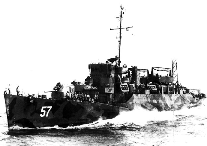 File:USS Barber (APD-57) underway, circa in 1945.jpg