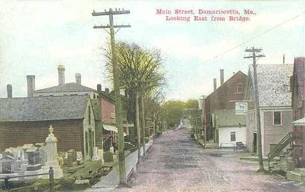 File:Looking East from Bridge, Damariscotta, ME.jpg