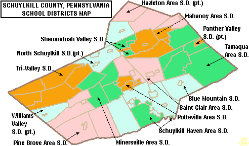 File:Map of Schuylkill County Pennsylvania School Districts.png