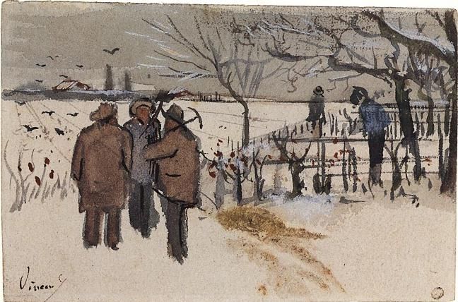 File:Miners in the Snow Winter.jpg