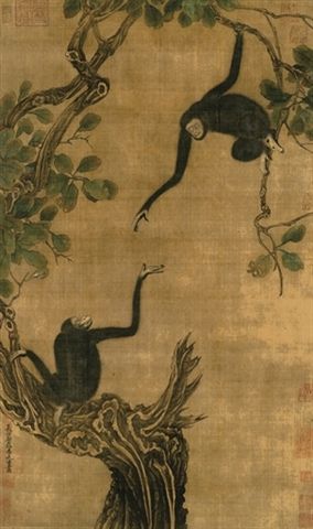 File:Yi-Yuanji-Two-gibbons-in-an-oak-tree.jpg