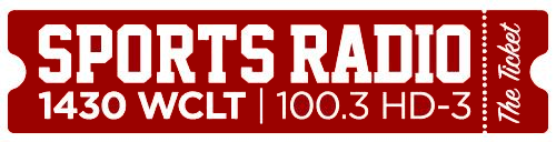 File:WCLT SportsRadio1430-100.3 logo - Edited.png