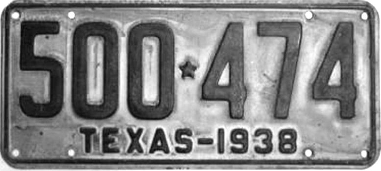 File:1938 Texas license plate 500*474.jpg