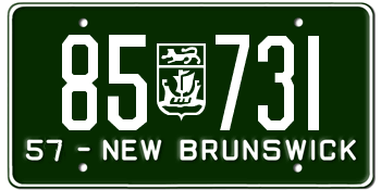 File:Canada New Brunswick license plate 1957 graphic.png