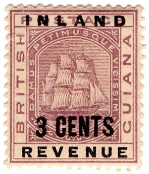 File:British Guiana 1888 3c Inland Revenue stamp.jpg