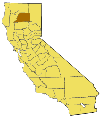 File:California map showing Shasta County.png