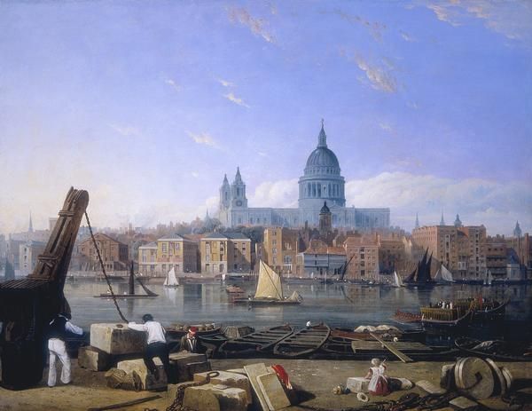 File:The City from Bankside, 1820s MoL.jpg