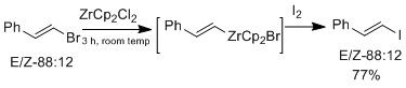 Marek's group Halogen exchange method