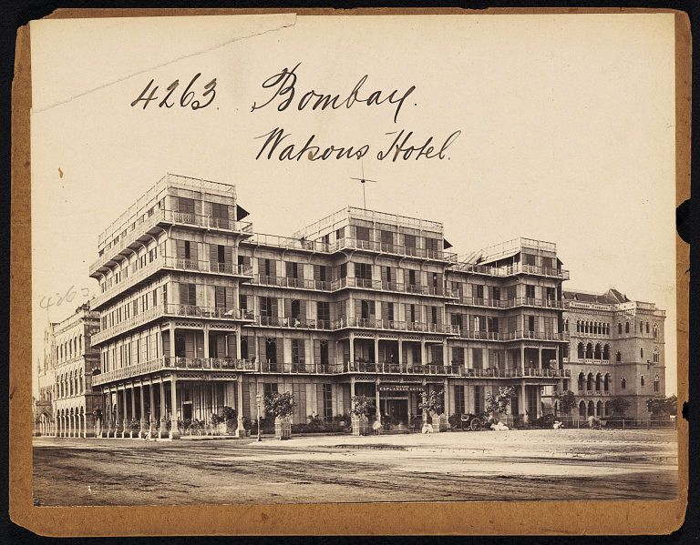 File:Watson's Hotel, Bombay in the 19th century.jpg