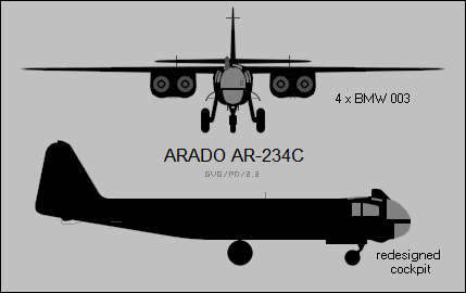 File:Arado Ar 234C two-view silhouette.png