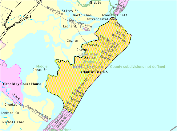 File:Census Bureau map of Avalon, New Jersey.png