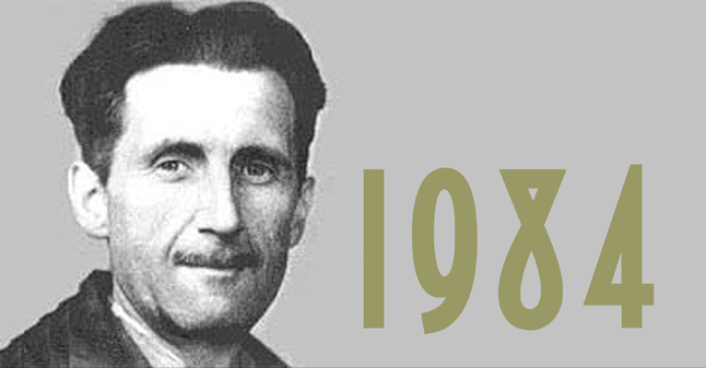 File:1984 and photo of George Orwell.png