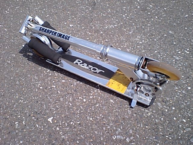 File:Early razor scooter folded.jpg