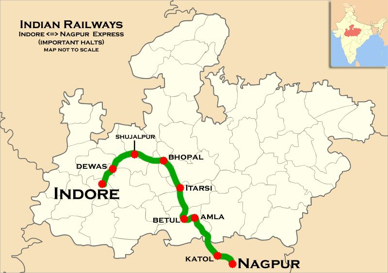 File:(Indore - Nagpur) Express Route map.jpg