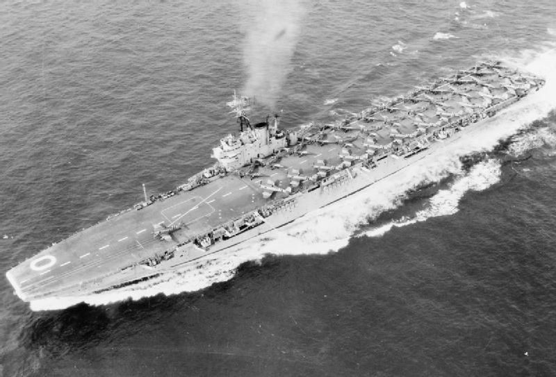 File:HMS Ocean (R68) off Korea c1952.jpg