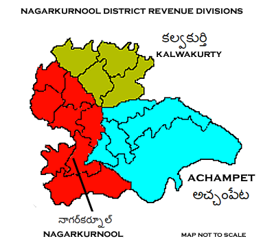 File:Nagarkurnool District Revenue divisions.png