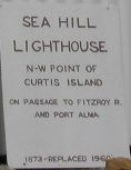 File:Sea Hill Lighthouse Plaque.jpg