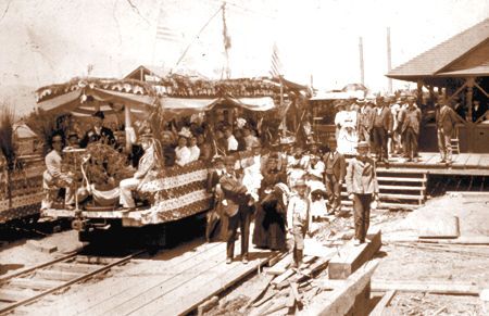 File:Mount Lowe Railway; Opening Day in Altadena.jpg