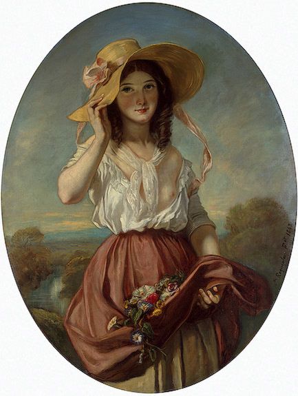 File:Roqueplan, Girl with flowers.jpg