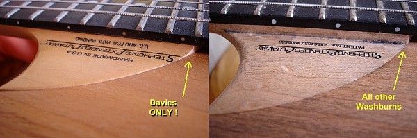 Differences on the Stephen's Extended Cutaway