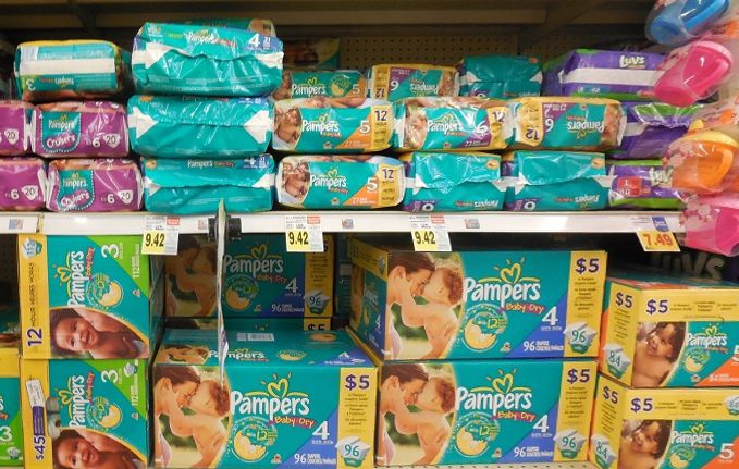 File:Pampers Diapers at Kroger.JPG