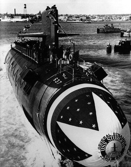 File:USS Sturgeon (SSN-637) Launch.jpg