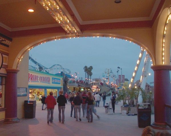 File:Boardwalk Santa Cruz, late evening.jpg