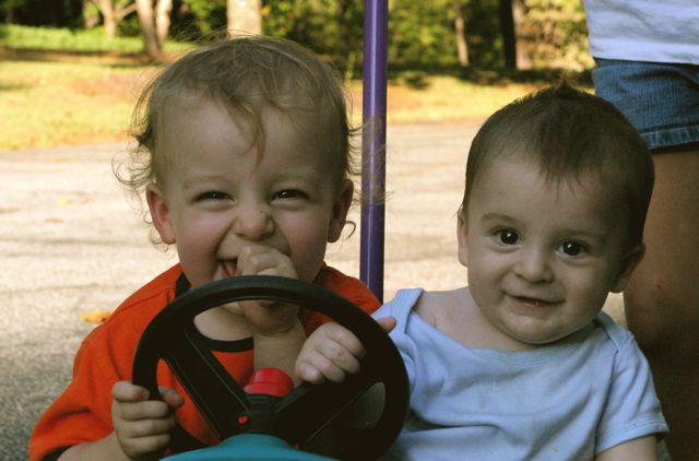 File:Children play in push car.jpg