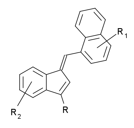 File:Naphthylmethylideneindene structure general.png